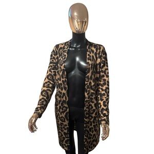 Leopard Print Long Sleeve Cardigan